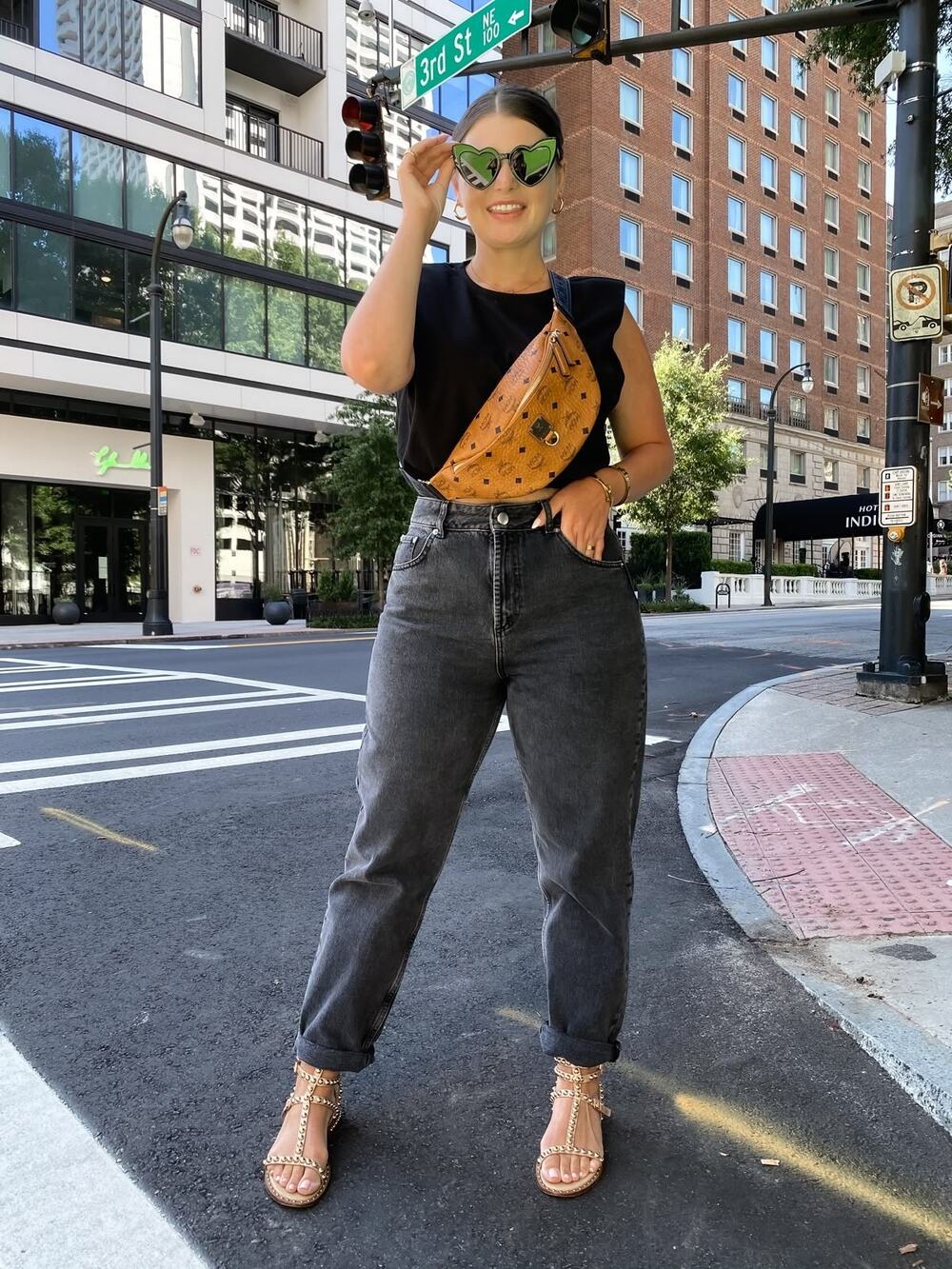 Vintage Lee High-Rise Taper Leg Mom Jeans Womens size 30 x 34 Washed Black - Picture 1 of 13